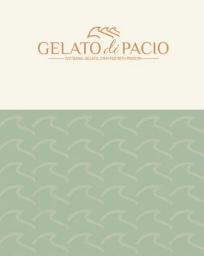Gelato di Pacio logo: artisanal gelato, crafted with passion